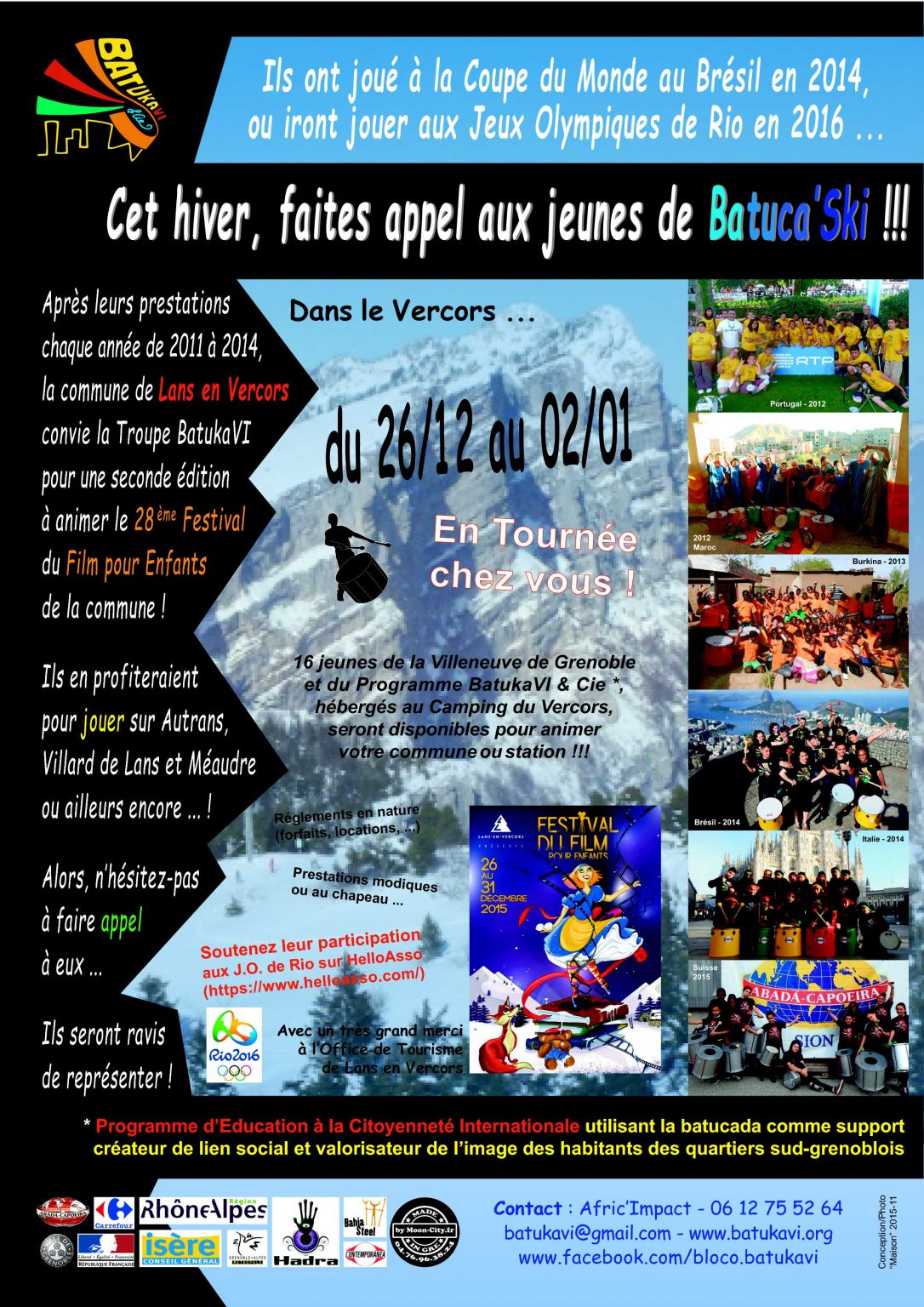 2015-12 Camp-Tournée Batuca'Ski - Vercors (Appel)