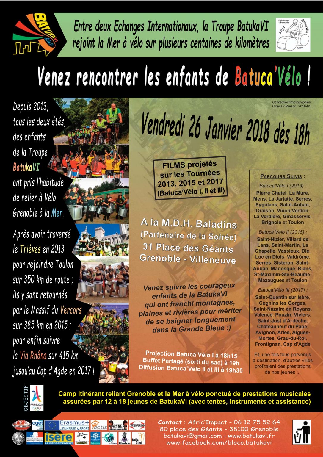 2018-01 Soirée Tournée Estivale Batuca'Vélo III (et II)