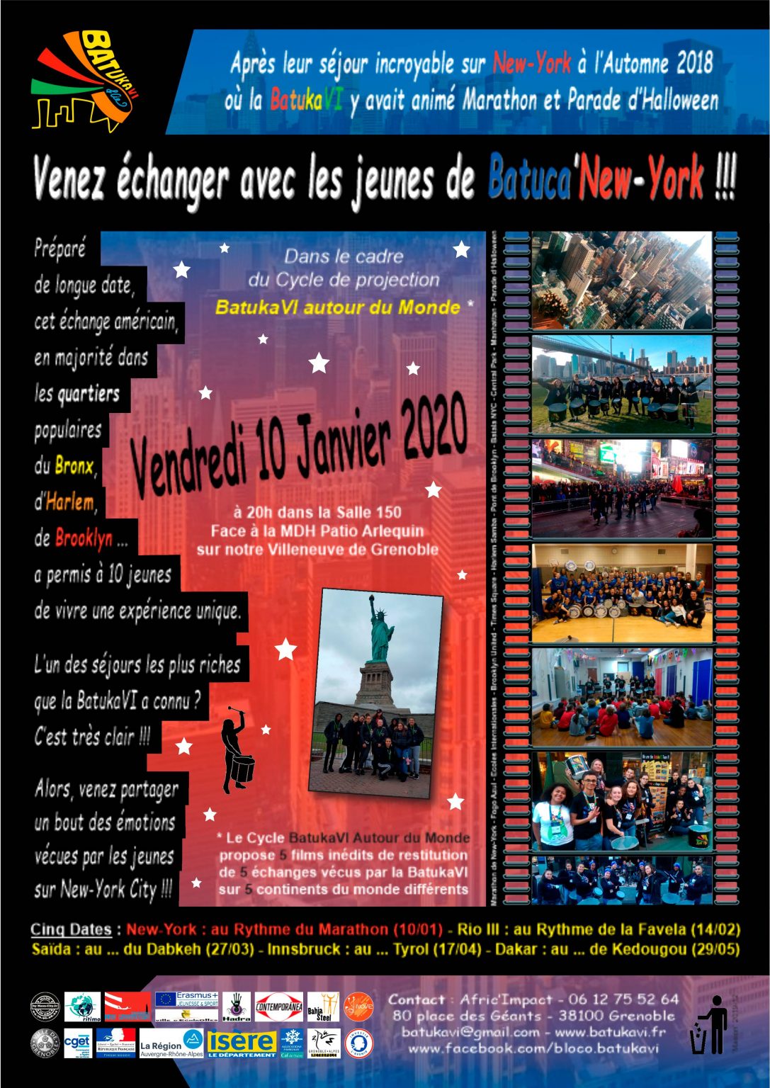 2020-01-10 Soirée Batuca'New-York